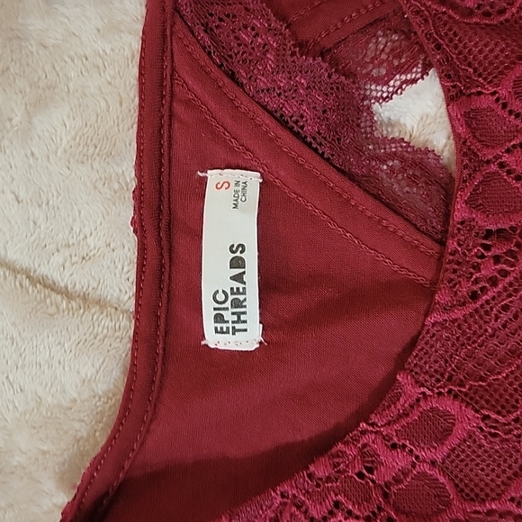 Epic Threads girls dress with lace overlay-size - Picture 5 of 6